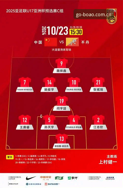 U17世界杯抽签揭晓，中国足球少年挑战强敌——博澳体育平台赛事前瞻